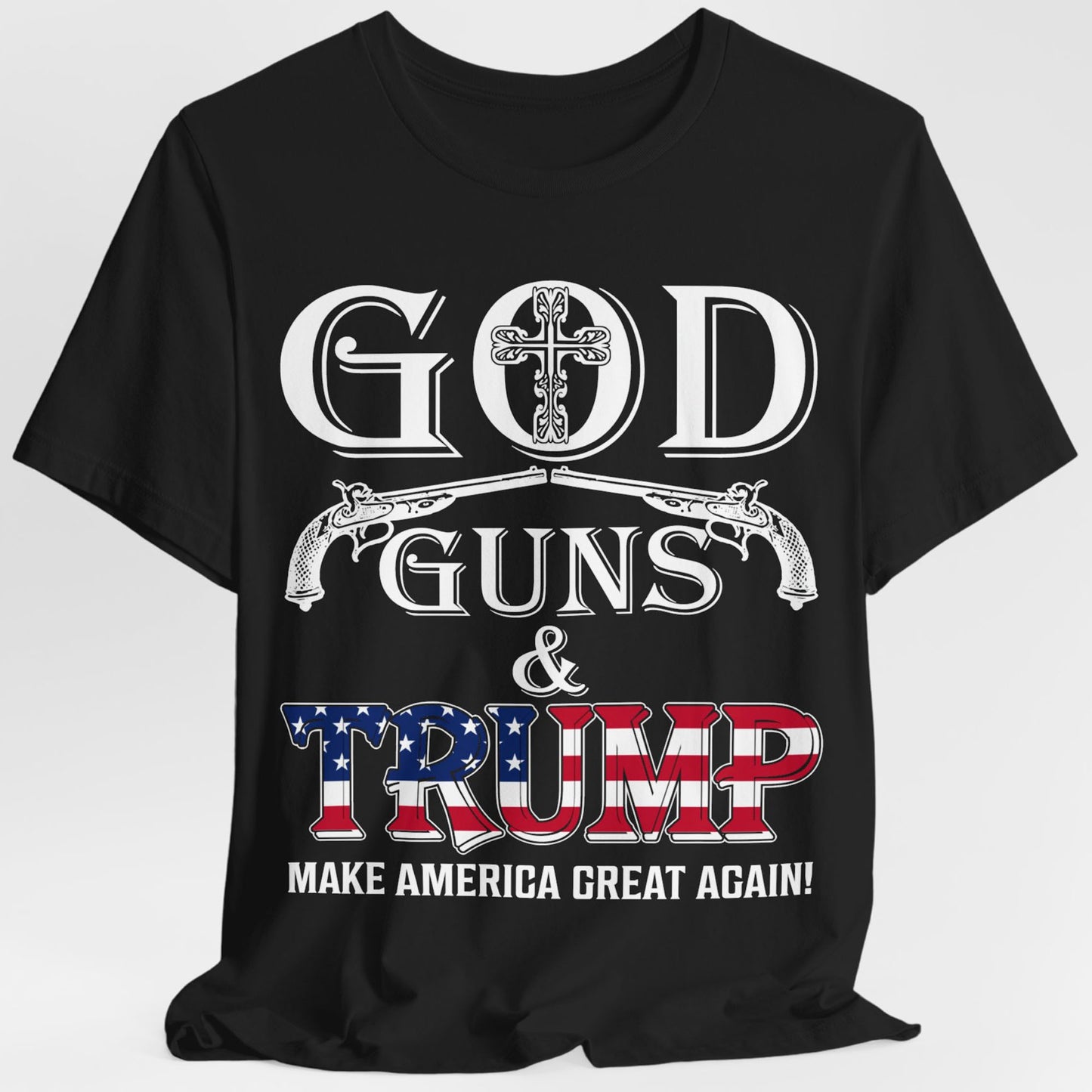 God Guns And Trump Shirt | Donald Trump Homage Shirt | Donald Trump Fan Tees | Personalized Custom Trump Shirt C976 - GOP