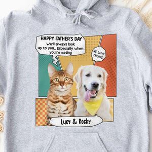 Always Look Up To You Personalized Custom Photo Dog Cat Bright Shirt C764