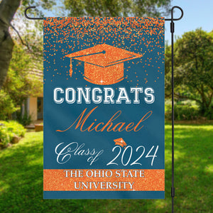 Personalized Graduation Senior Class of 2023 Personalized Custom Garden Flag