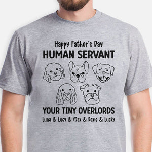 To My Human Servant Personalized Custom Photo Dog Cat Bright Shirt C783