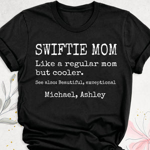 Swiftie Dad Mom Personalized Custom Dad Mom Funny Taylor Fan Shirt T810