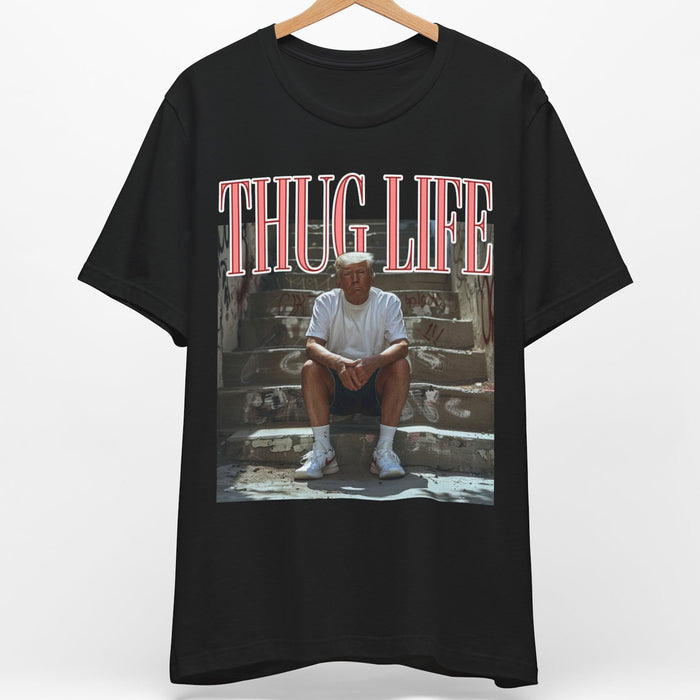 Viral Thug Life Donald Preppy Edgy Shirt | Donald Trump Fan Tees | Personalized Custom Trump Shirt C997 - GOP