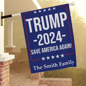 Save America Again | Donald Trump Homage Flag | Donald Trump Fan Flag | House Flag, Garden Flag C944 - GOP