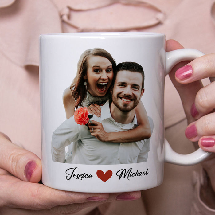 I Love You More Than I Hate Your Farts - Personalized Custom Photo Couple Mug - Valentine's Day Gift For Husband, Boyfriend, Fiancé C874