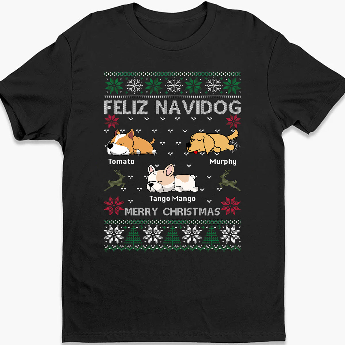 Custom Ugly Christmas Ya Filthy Animal Dog Sweatshirt, Dog Lover Sweater Christmas C779