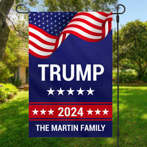 Trump 2024 Flag | Donald Trump Homage Flag | Donald Trump Fan Garden Flag C899 - GOP