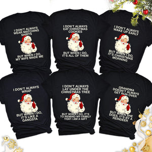 Matching Funny Family Christmas Shirt, Personalized Custom Family Sweatshirt C837