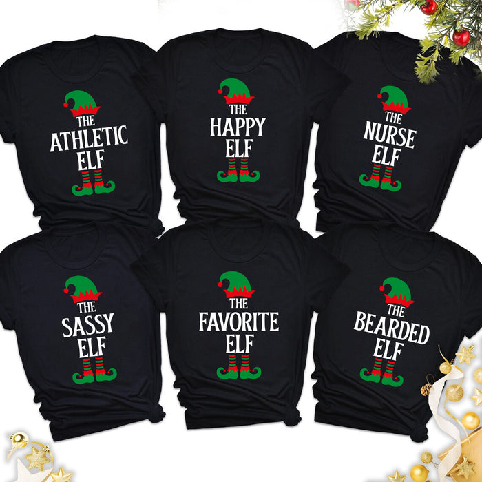 Custom The Elf Shirt, Funny Christmas Family Matching Shirt, Personalized Custom Family Sweatshirt C840