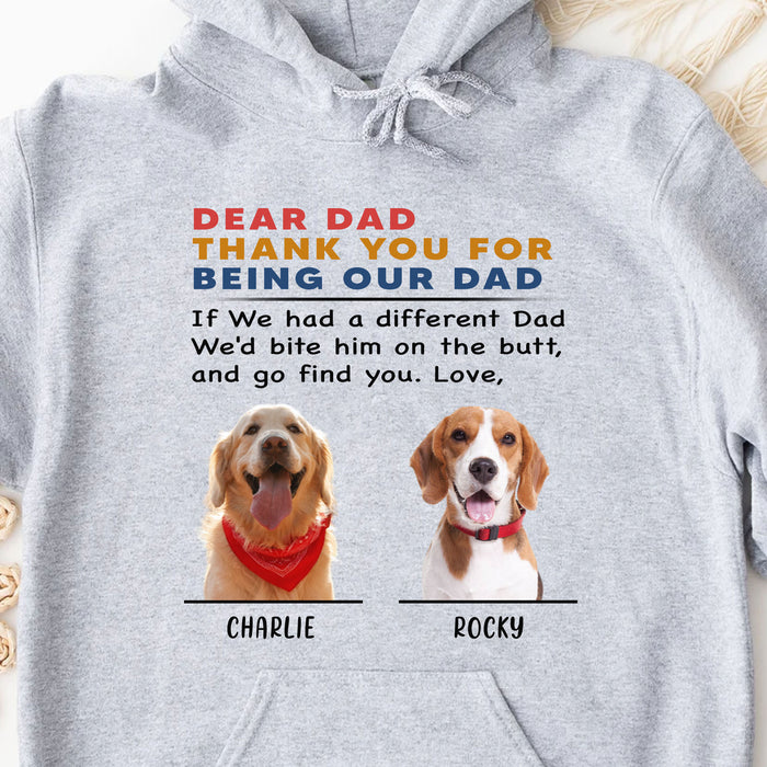 Personalized Custom Photo Dog Cat Shirt Gift For Dad Mom C670