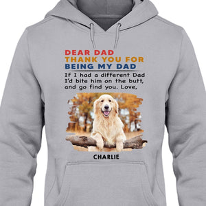 Personalized Custom Photo Dog Cat Bright Shirt Gift For Dad Mom C670V2