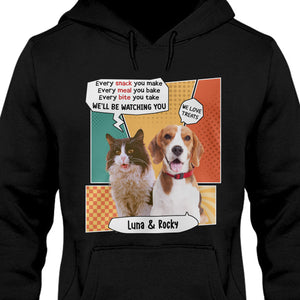 Every Snack You Make Personalized Custom Photo Dog Cat Dark Shirt C765