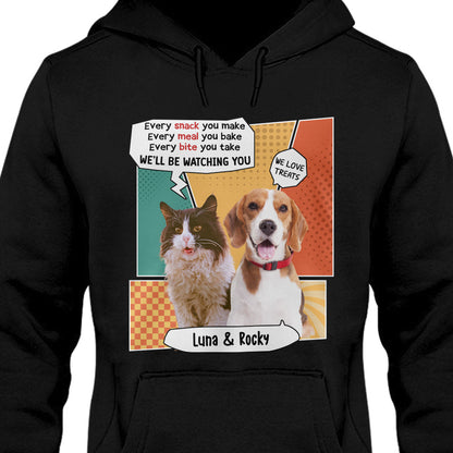 Every Snack You Make Personalized Custom Photo Dog Cat Dark Shirt C765