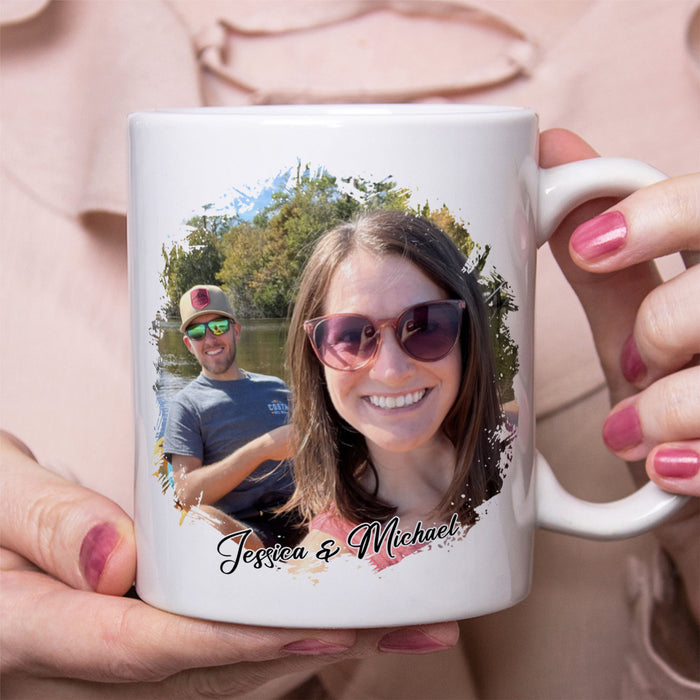 Turns Out I Like You A Lot More - Personalized Custom Photo Couple Mug - Valentine's Day Gift For Husband, Boyfriend, Fiancé C876