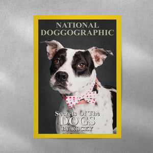 Custom Your Dog Poster, Magazine Dog Covers Poster, Personalized Dog Photo Prints C799