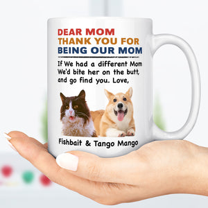 Bite The Butt Personalized Custom Dog Mug C811