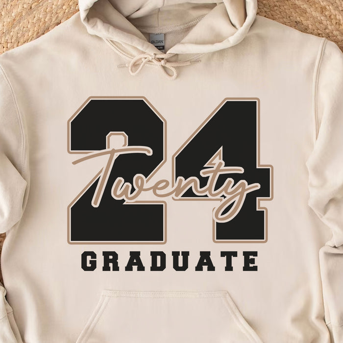 Twenty 24 Graduate - Senior 2024 - Personalized Custom Graduation Shirt C883