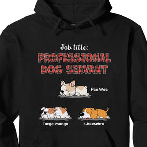 Professional Dog Servant, Live Preview Personalized Custom Photo Dog Shirt C852