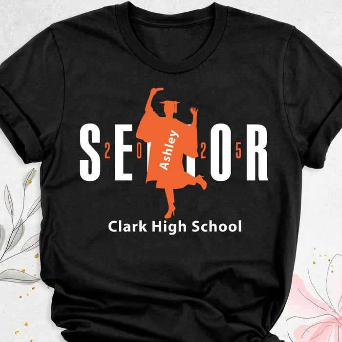 Senior 2024 - Personalized Custom Graduation Shirt T557