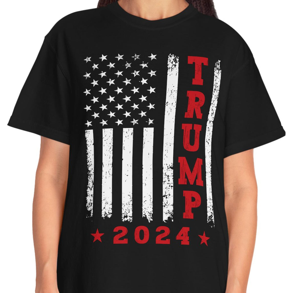 Trump 2024 American Flag Vintage Shirt | Donald Trump Homage Shirt | Donald Trump Fan Tees | Personalized Custom Trump Shirt C984 - GOP