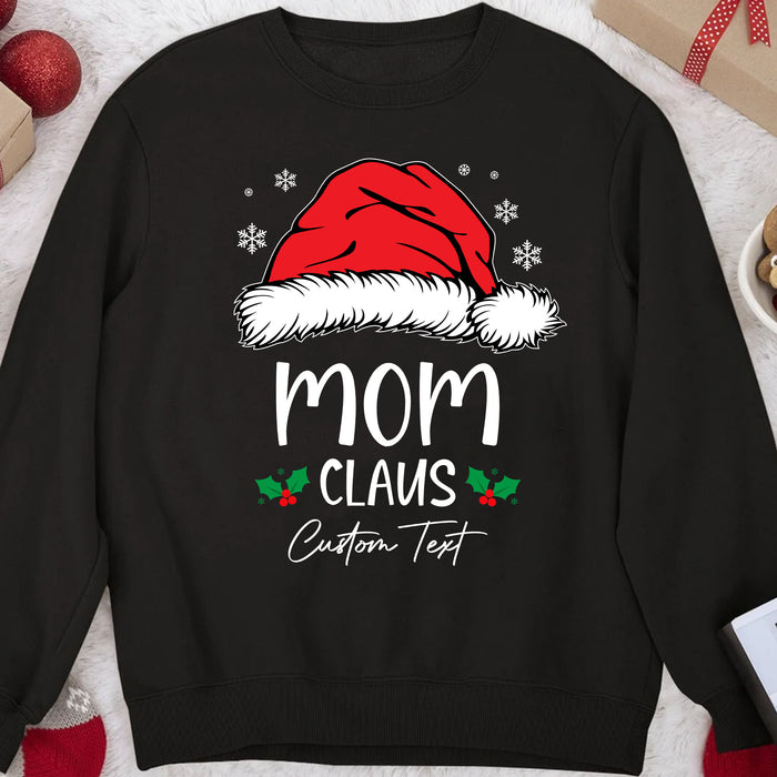 Custom Family Claus Christmas Shirt, Matching Christmas Family Shirt, Personalized Christmas Family Sweatshirt C845