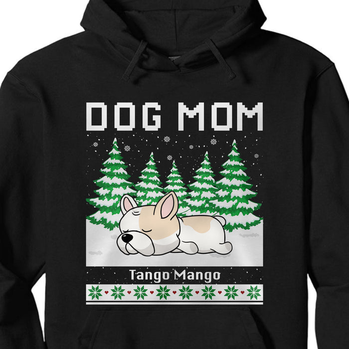 Custom Dog Christmas Winter Sweatshirt, Personalized Custom Photo Dog Cat Sweatshirt C774