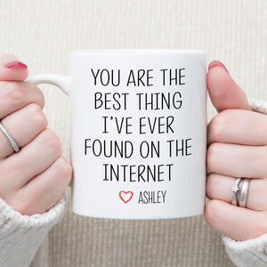 You Are The Best Thing - Personalized Custom Photo Couple Mug - Gift For Couple, Husband Wife, Anniversary, Engagement, Wedding, Valentines Day C861