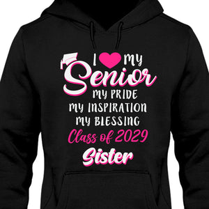 I Love My Senior - Family Senior 2024 - Personalized Custom Graduation 2024 Shirt C635