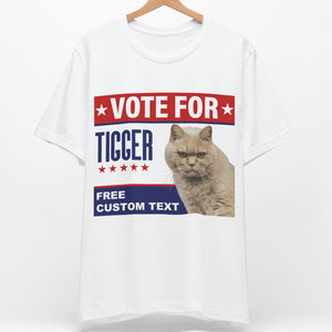 Vote For Your Pet Because Humans Suck | Personalized Custom Photo Dog Cat Shirt | Gift For Dad Mom C900V1