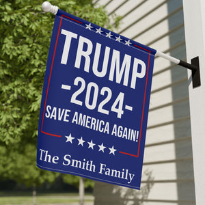 Save America Again | Donald Trump Homage Flag | Donald Trump Fan Flag | House Flag, Garden Flag C944 - GOP