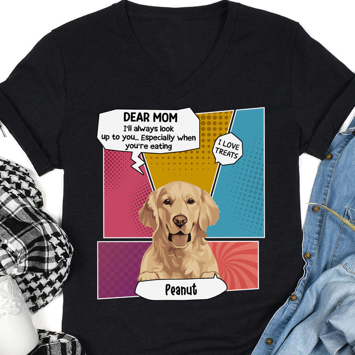 Always Look Up To You Personalized Custom Photo Dog Cat Dark Shirt C764