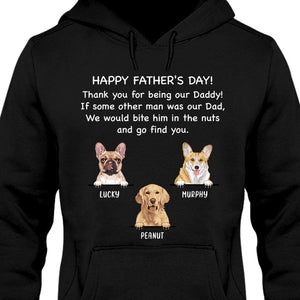 Thank You Being Daddy Mommy Personalized Custom Photo Dog Cat Shirt