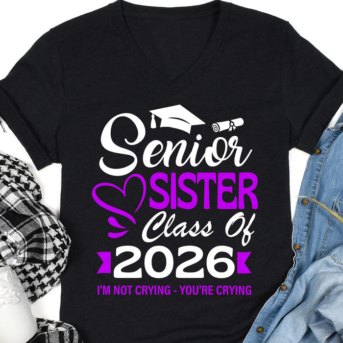Proud Family Senior 2024 - Class Of 2024 - Personalized Custom Graduation Shirt T504V2
