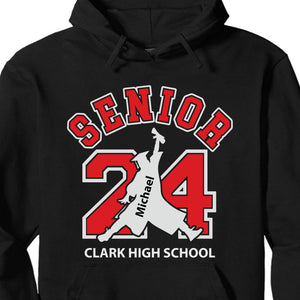 Senior 2024 Personalized Custom Graduation Shirt C630V1