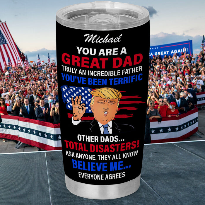 Personalized Title and Name You are Great Tumbler, Great Father's Day Tumbler C894 - GOP