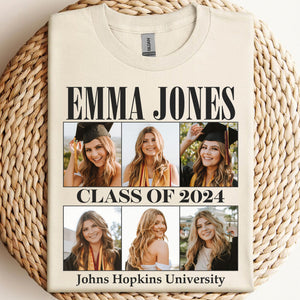 Live Preview Custom Graduation Tee - Class of 2024 - Senior 2024 - Personalized Photo Graduation Shirt C889