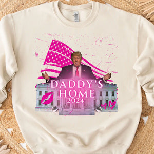 Daddy's Home Trump Shirt | Donald Trump Homage Shirt | Donald Trump Fan Tees | Personalized Custom Trump Shirt C980 - GOP