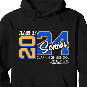 Class Of 2024 Personalized Custom Graduation Shirt C636