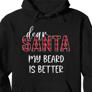 Dear Santa Funny Christmas Shirt, Personalized Custom Family Sweatshirt C834