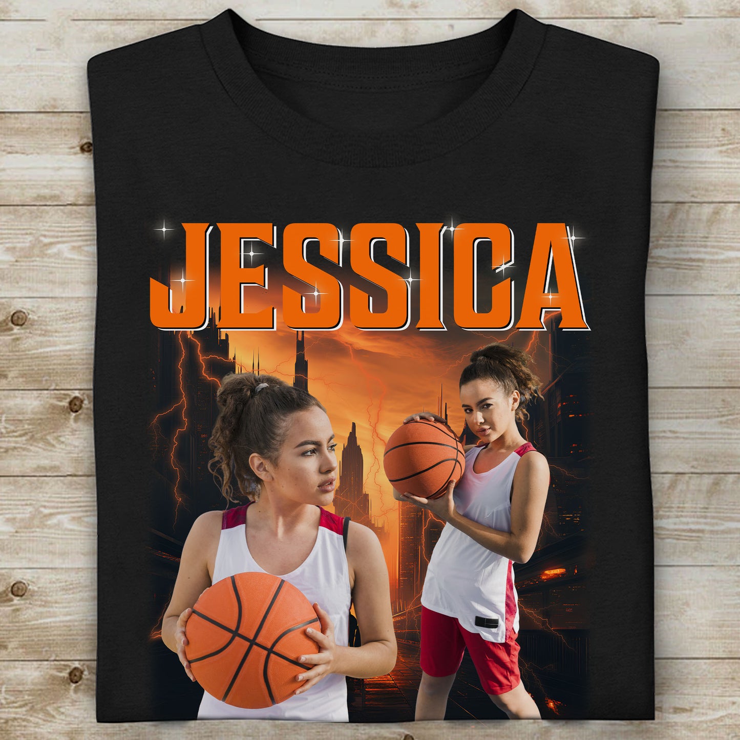 Live Preview Custom Your Own Bootleg Idea, Personalized Vintage Rap Shirt, Custom Christmas Family Photo Shirt, Dad Mom Couple Valentine Shirt C775H