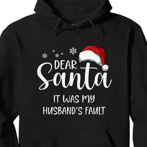 Dear Santa Funny Shirt, Funny Christmas Family Matching Shirt, Personalized Custom Family Sweatshirt C841