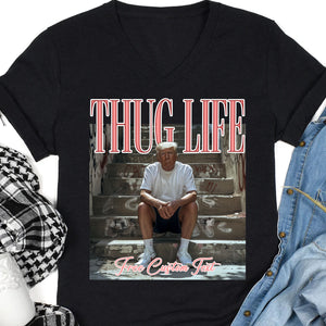 Viral Thug Life Donald Preppy Edgy Shirt | Donald Trump Fan Tees | Personalized Custom Trump Shirt C997 - GOP