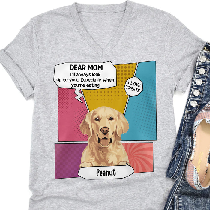 Always Look Up To You Personalized Custom Photo Dog Cat Bright Shirt C764