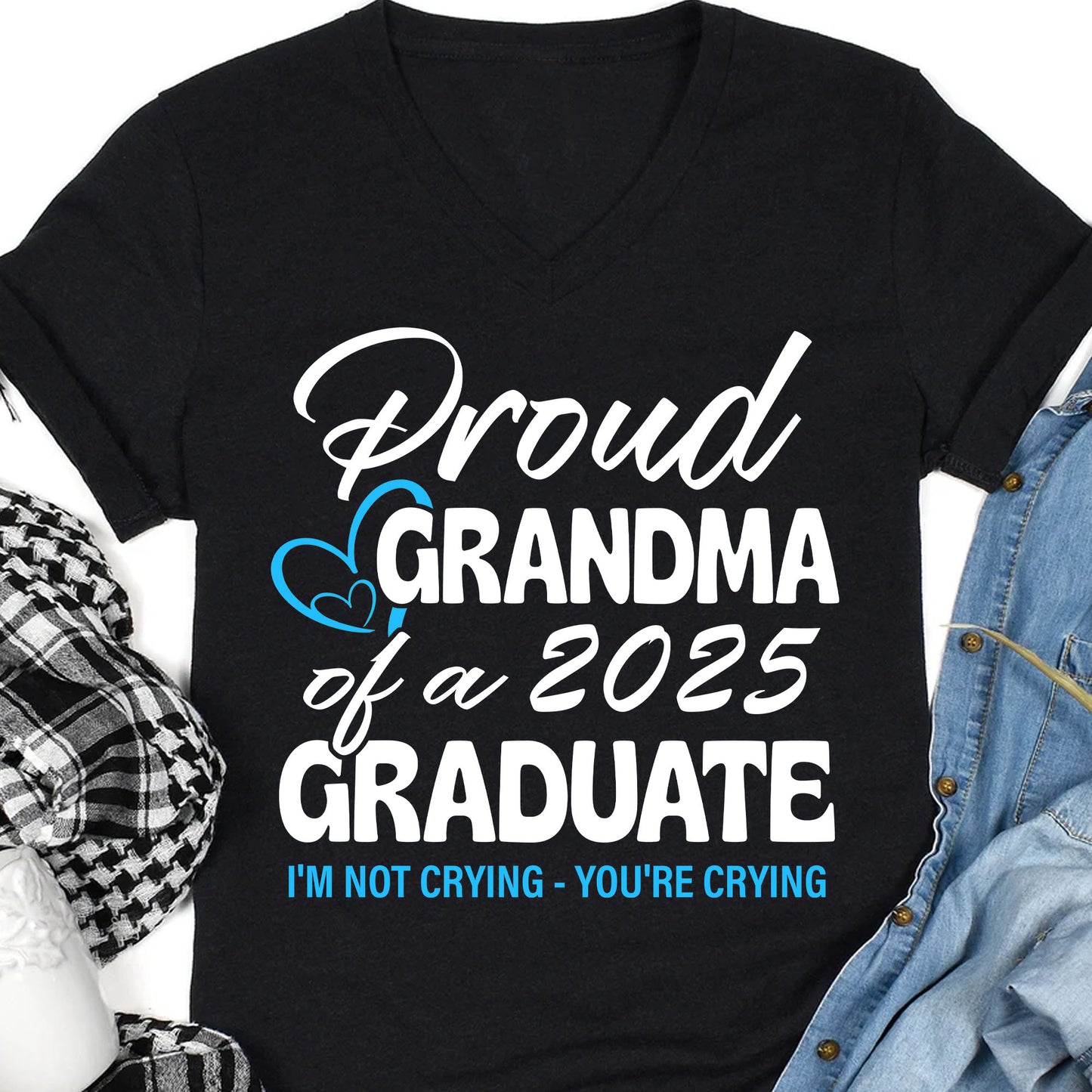 Proud Family Senior 2024 Personalized Custom Graduation Shirt T506V2