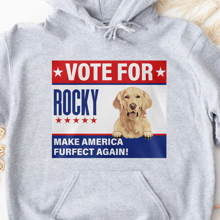 Vote For Your Pet Because Humans Suck | Personalized Custom Photo Dog Cat Shirt | Gift For Dad Mom C900V1