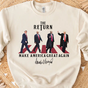 The Return MAGA Shirt | Donald Trump Homage Shirt | Donald Trump Fan Tees C898 Bright - GOP