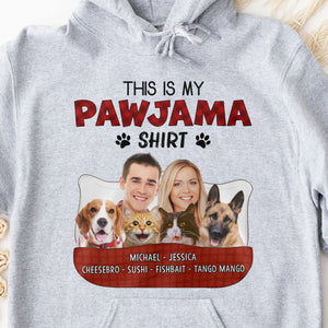 Pawjama Shirt, Personalized with Your Own Dog or Cat Photo Shirt C812