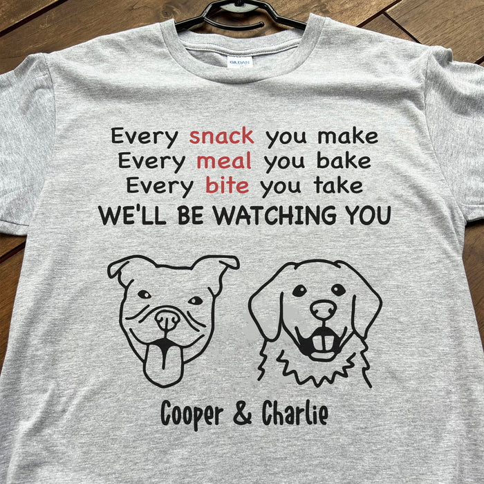 Every Snack You Make Personalized Custom Photo Dog Cat Shirt C787