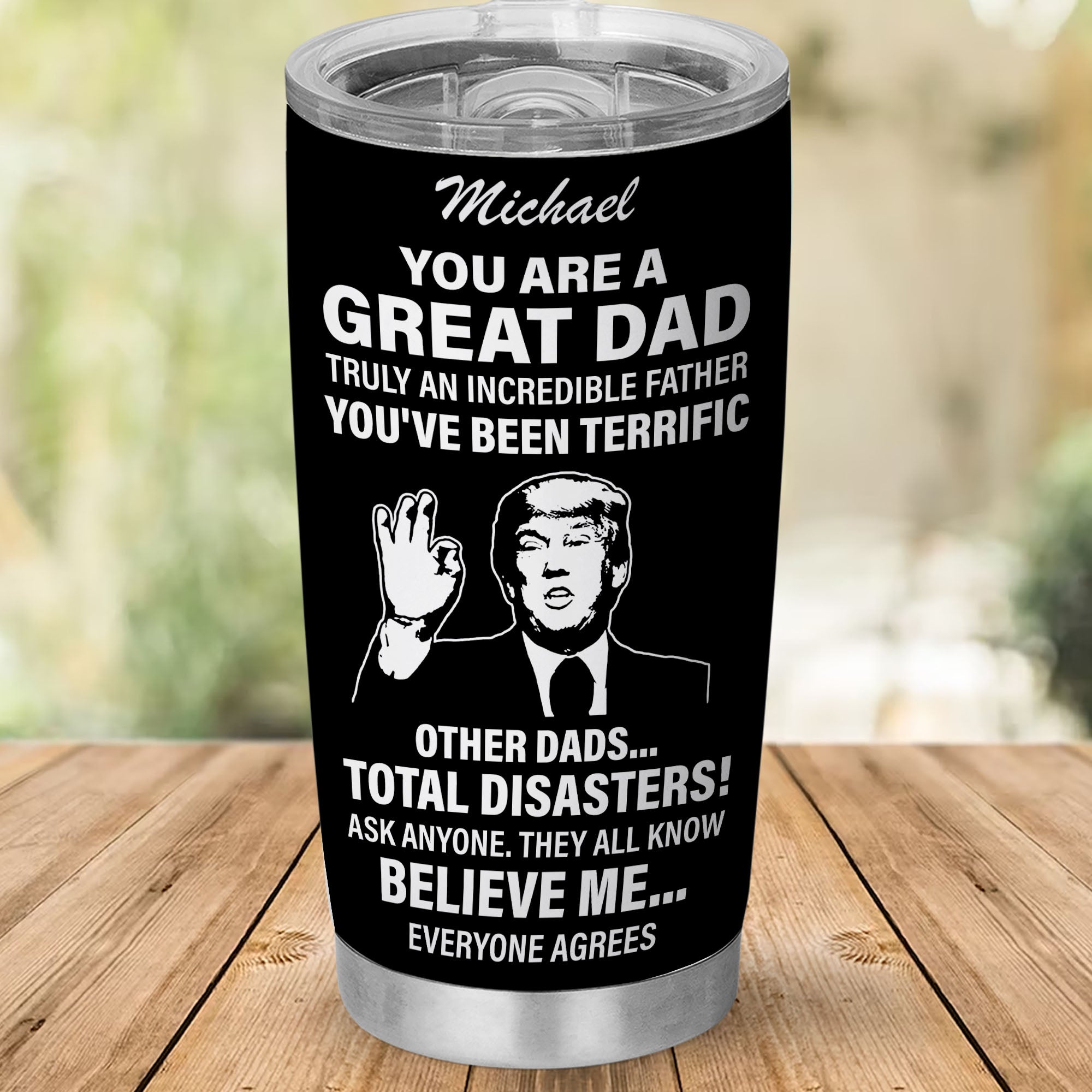 Personalized Title and Name You are Great Tumbler, Great Father's Day Tumbler C894 - GOP