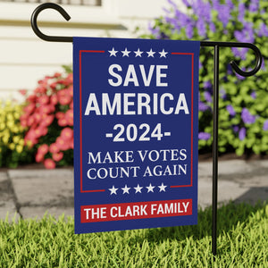 Save America, Make Votes Count Again | Donald Trump Homage Flag | Donald Trump Fan Flag | House Flag, Garden Flag C947 - GOP