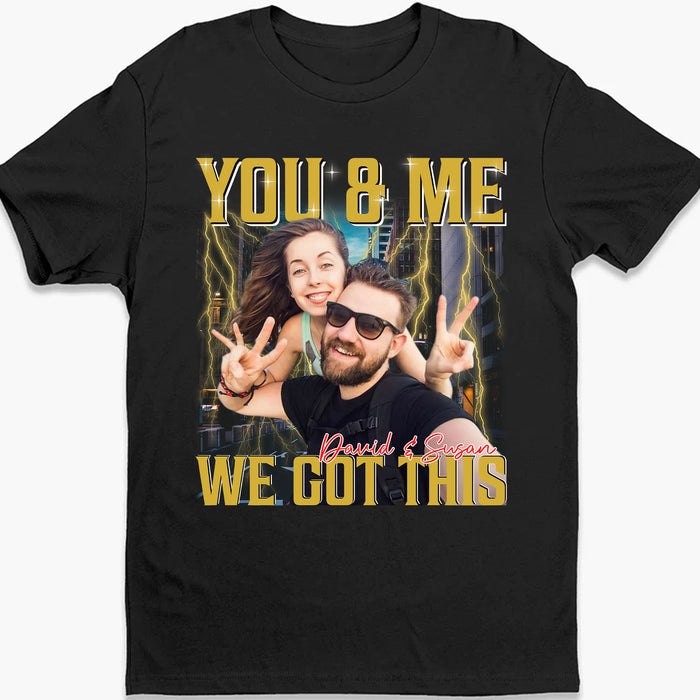 Live Preview Custom Your Own Bootleg Idea, Personalized Vintage Rap Shirt, Custom Valentines Photo Shirt C864